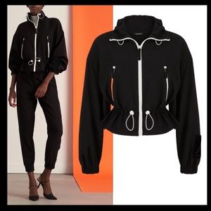 European Brand and Design Scuba Modern Zip Up Bomber Jacket - Large